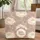 Large Floral Leaves Lush Pink Blossom Green Leaf Wreath - Everyday Tote Gift Quilted Tote Bag - 1