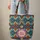 Ikat Tribal Shapes with Continuous Circular Border Everyday Tote for Boho Lifestyle Gift Quilted Tote Bag - 6