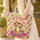 Sitting Tiger Cub Tropical Jungle Leaves Paw Print Wildlife Lover Gift Quilted Tote Bag - 4