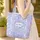 Chrysanthemum Foliage Blooms - Everyday Tote Home Decor Gift Quilted Tote Bag - 4
