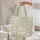 Botanical Sprigs Wreath Personalized Name Everyday Carry Gift Quilted Tote Bag - 5