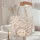 Toile de Jouy Botanical Ornate Floral Your Name Wreath - Everyday Tote Gift for Her Quilted Tote Bag - 5