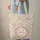 Toile de Jouy Botanical Ornate Floral Your Name Wreath - Everyday Tote Gift for Her Quilted Tote Bag - 6