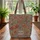 Indian Chintz Floral Bouquet - Everyday Use Boho Lifestyle Quilted Tote Bag - 3