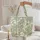 Tiger Crane Tropical Foliage Personalized - Wildlife Lover Gift Quilted Tote Bag - 5