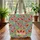 Personalized Papaya Leaves Tropical Name - Travel Essentials Quilted Tote Bag - 3