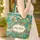 Leopard Flamingo Zebra Tropical Foliage Personalized - Wildlife Lover Gift Quilted Tote Bag - 4