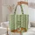 Tigers Lounging Climbing Vertical Stripes - Everyday Tote Wildlife Gift Quilted Tote Bag - 5