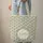 Indian Blue Floral Wreath Personalized Name - Botanical Lover Everyday Gift Quilted Tote Bag - 6