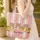 Three Tigers Name Heart - Wildlife Lover Gift Quilted Tote Bag - 4
