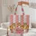 Three Tigers Name Heart - Wildlife Lover Gift Quilted Tote Bag - 5