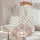 Blush Rose Floral Medallion Wreath Personalized Your Name - Everyday Carry Gift Quilted Tote Bag - 5