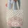 Blush Rose Floral Medallion Wreath Personalized Your Name - Everyday Carry Gift Quilted Tote Bag - 6