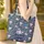 Botanical Floral Wreath Garland - Everyday Carryall Gift Quilted Tote Bag - 4