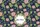 Navy Botanical Flowers Chrysanthemum Wreath - Floral Lifestyle Gift Quilted Tote Bag - 7