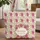 Personalized Garden Floral Wreath Blossoms Berries Foliage Calligraphy Everyday Tote Quilted Tote Bag - 1