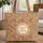 Circular Medallion Floral Paisley Leaves - Boho Lifestyle Home Decor Everyday Tote Quilted Tote Bag - 1