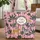 Pink Stripe Leopard Zebra Tropical Jungle Animals - Everyday Wildlife Lover Gift Quilted Tote Bag - 1
