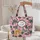 Pink Stripe Leopard Zebra Tropical Jungle Animals - Everyday Wildlife Lover Gift Quilted Tote Bag - 5