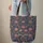 Pink Floral Vines Botanical Bouquet Custom Name Floral Wreath Everyday Tote for Her Quilted Tote Bag - 6