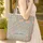 Botanical Florals Paisley Leaves Floral Frame - Everyday Travel Essentials for Daily Adventures Quilted Tote Bag - 4