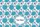 Aqua Blue Navy Chrysanthemum Flower Wreath - Daily Carryall Gift for Women Quilted Tote Bag - 7