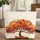 Autumn Tree Name Flowing Script Undulating Texture - Fall Lifestyle Quilted Tote Bag - 1