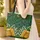 Moonlit Sky Vintage Books Lily of the Valley Personalized Name - Storybook Lover Gift Quilted Tote Bag - 4
