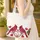 Cardinal Birds Name Heart Cartouche Roses - Wildlife Lover Gift for Her Quilted Tote Bag - 4