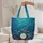 Deep Ocean Blue Sea Turtles Starfish Coral - Marine Life Lover Gift Quilted Tote Bag - 5