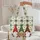 Christmas Gnomes Holly Berries Snowflakes Name Sign - Christmas Gift for Gnome Lover Quilted Tote Bag - 5
