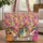 Patchwork Horse Heads Horseshoe Motifs Personalized Scroll Name - Equestrian Gift Quilted Tote Bag - 1