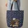 Patriotic Bald Eagle Liberty Bell Personalized Scroll - Home Decor Gift Quilted Tote Bag - 6