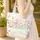Wildflower Meadow Butterflies Dragonflies Name Display - Everyday Lifestyle Carryall Quilted Tote Bag - 4