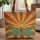Ornate Dragonfly Art Nouveau Floral - Nature Lover Everyday Gift Quilted Tote Bag - 1