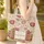 Botanical Floral Library Books Journal - Book Lover Farmhouse Home Decor Gift Quilted Tote Bag - 4