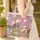 Zebra Leopard Monkey Tropical Jungle Name Sign - Jungle Adventure Gift Quilted Tote Bag - 4