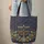 Personalized Name Ornate Menorah Stars of David Botanical Home Decor Gift Quilted Tote Bag - 6