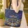 Personalized Name Ornate Menorah Stars of David Botanical Home Decor Gift Quilted Tote Bag - 4