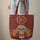 Ornate Sugar Skull Marigold Roses Personalized Name - Day of the Dead Gift Quilted Tote Bag - 6