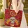 Ornate Sugar Skull Marigold Roses Personalized Name - Day of the Dead Gift Quilted Tote Bag - 4