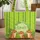 3 Curious Tigers Jungle Leaf Wreath Vertical Stripes - Wildlife Lover Gift Quilted Tote Bag - 1