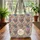 Indian Paisley Floral Medallion - Everyday Tote Quilted Tote Bag - 3