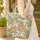 Walking Leopard Standing Giraffe Tropical Jungle - Vintage Safari Wildlife Lover Gift Quilted Tote Bag - 4