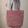 Indian Block Print Floral Leaves Berries Birds Circular Medallion Everyday Tote Gift Quilted Tote Bag - 6