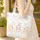 Young Women Hydrangeas Floral Wreath Name - Everyday Lifestyle Accessory for Women Quilted Tote Bag - 4