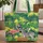 Flamingo Zebra Toucan Tropical Jungle - Wildlife Lover Home Decor Gift Quilted Tote Bag - 1