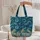 Three Sea Turtles Coral Starfish Ocean Waves - Underwater Ocean Lover Beach Trip Gift Quilted Tote Bag - 5