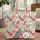 Personalized Peacock Tropical Hibiscus Peony - Bird Lover Home Decor Quilted Tote Bag - 1