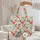 Personalized Peacock Tropical Hibiscus Peony - Bird Lover Home Decor Quilted Tote Bag - 5